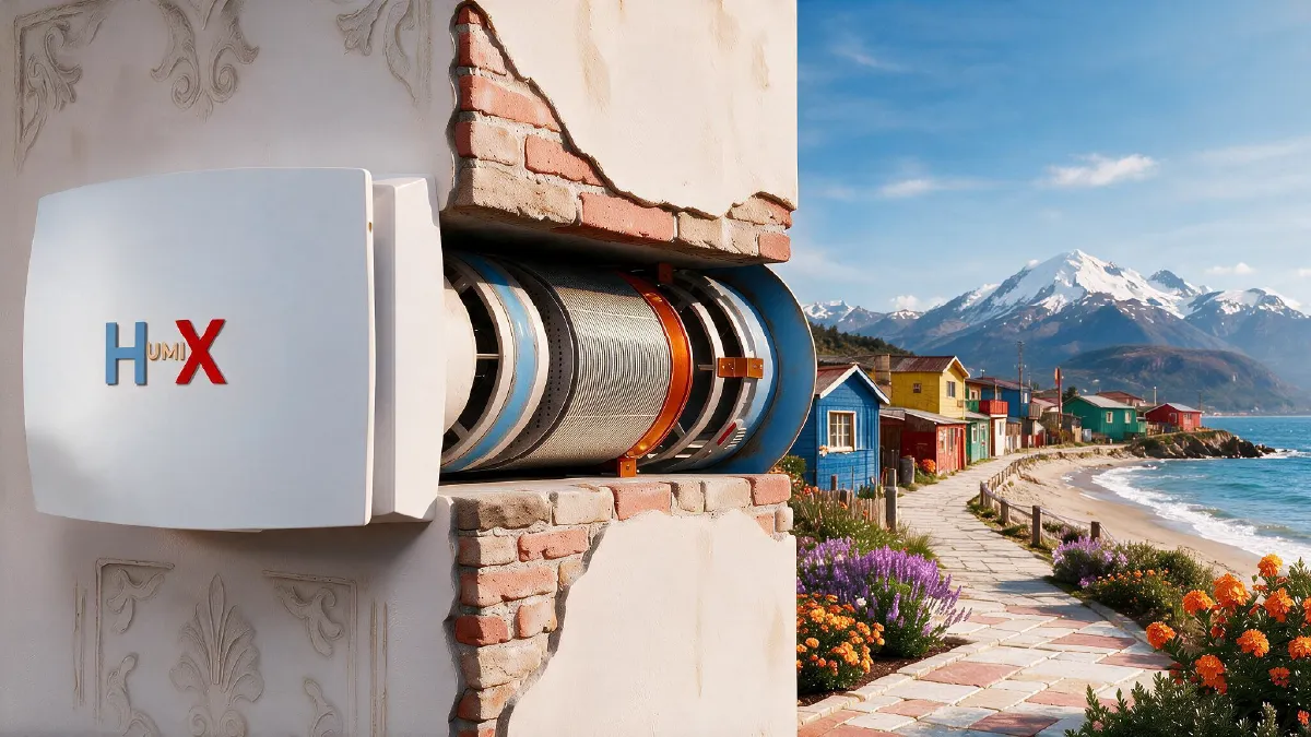 Sistema de ventilación descentralizada en Tomé